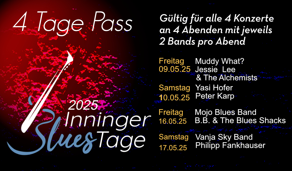 Inninger Bluestage 4 Tage Pass, Tickets, Inning am Ammersee